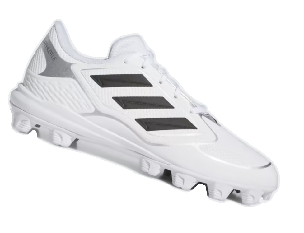 Adidas Ladies' PureHustle 3 MD Cleats - White